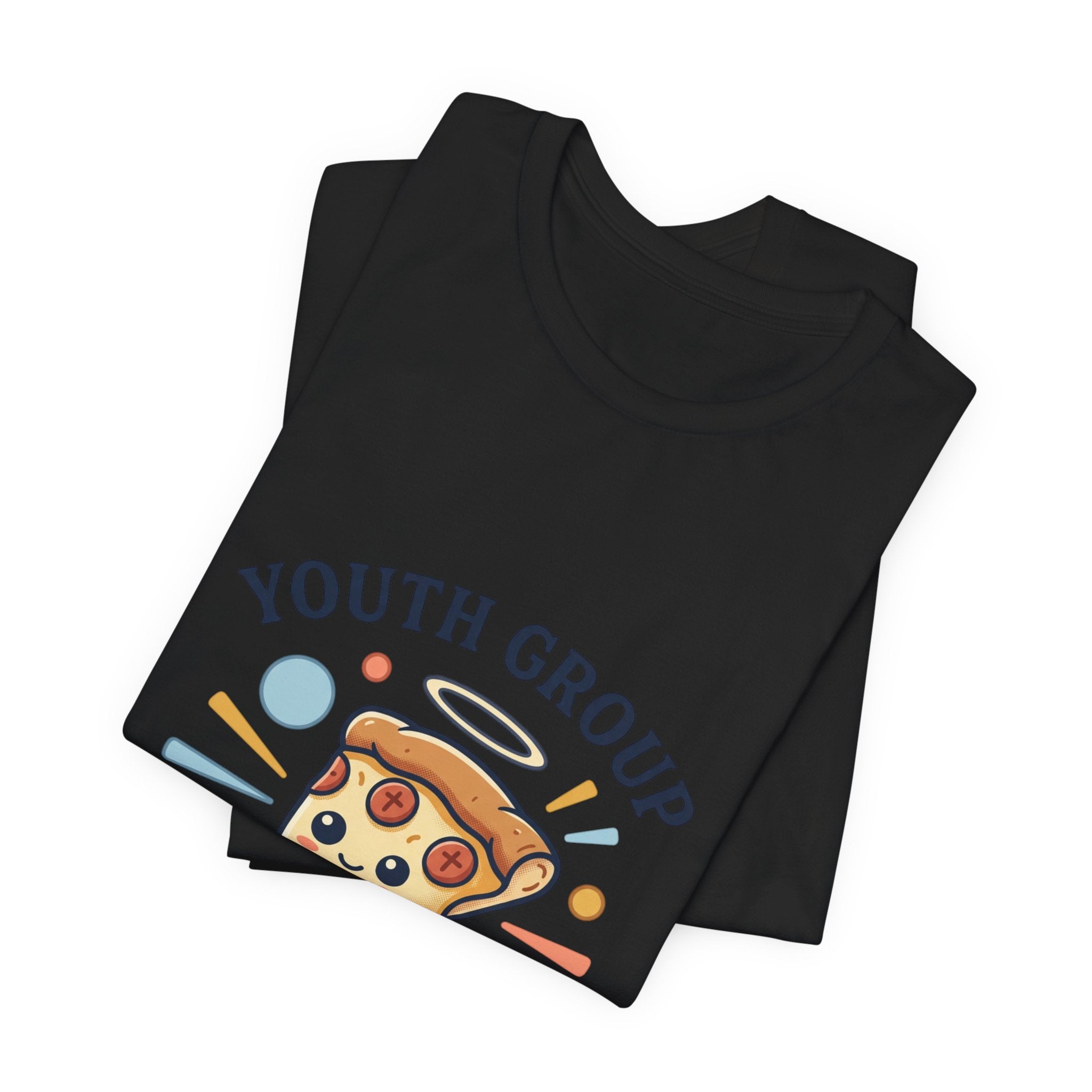 Saved by Grace Pizza Tee | Christian memes, youth group retro church tee