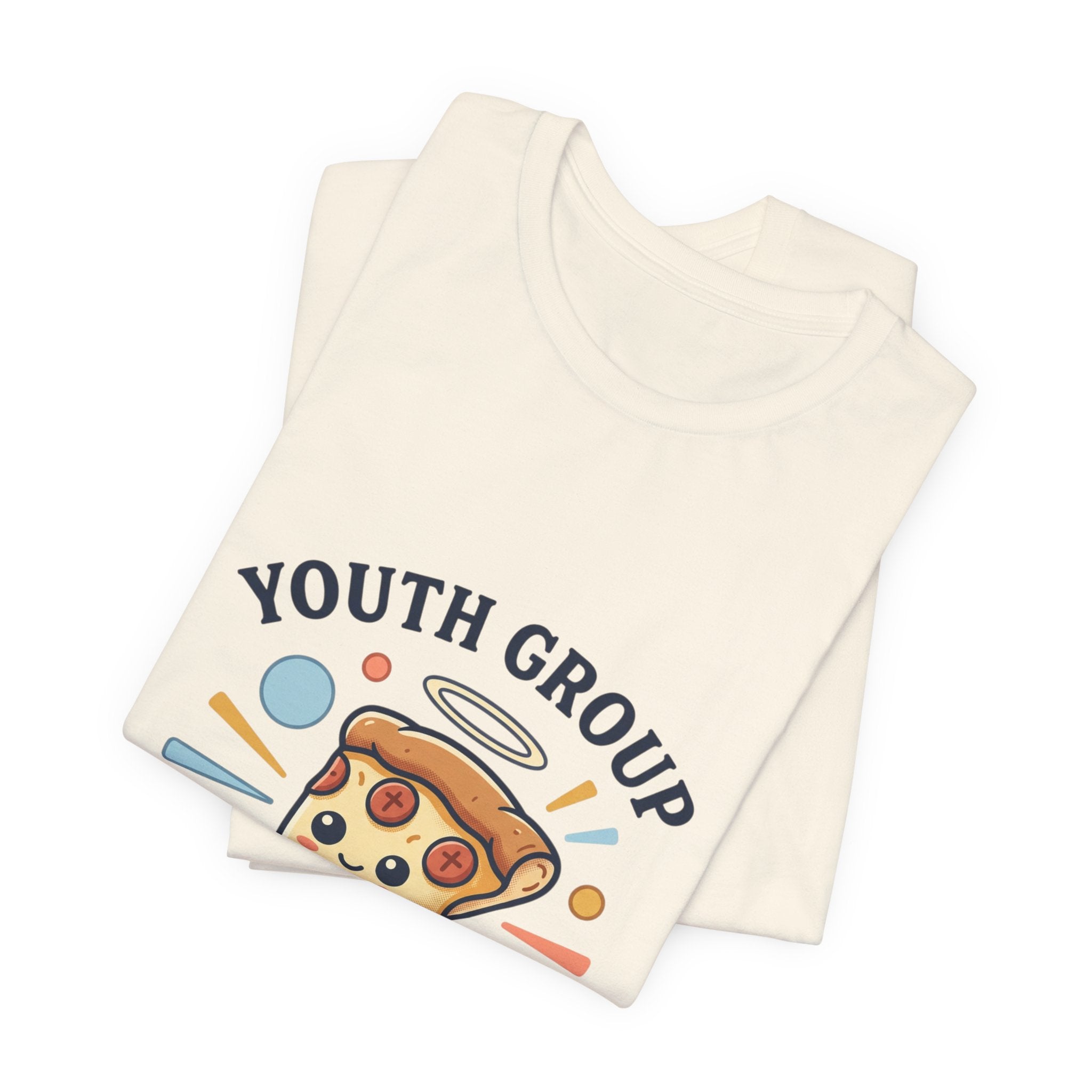 Saved by Grace Pizza Tee | Christian memes, youth group retro church tee