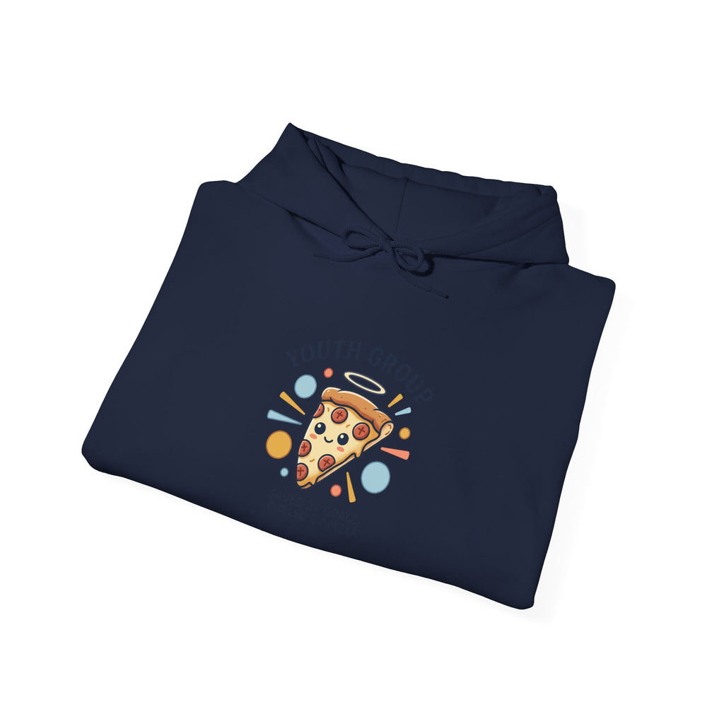 Youth Group Pizza Meme Hoodie | Christian memes, church camp retro