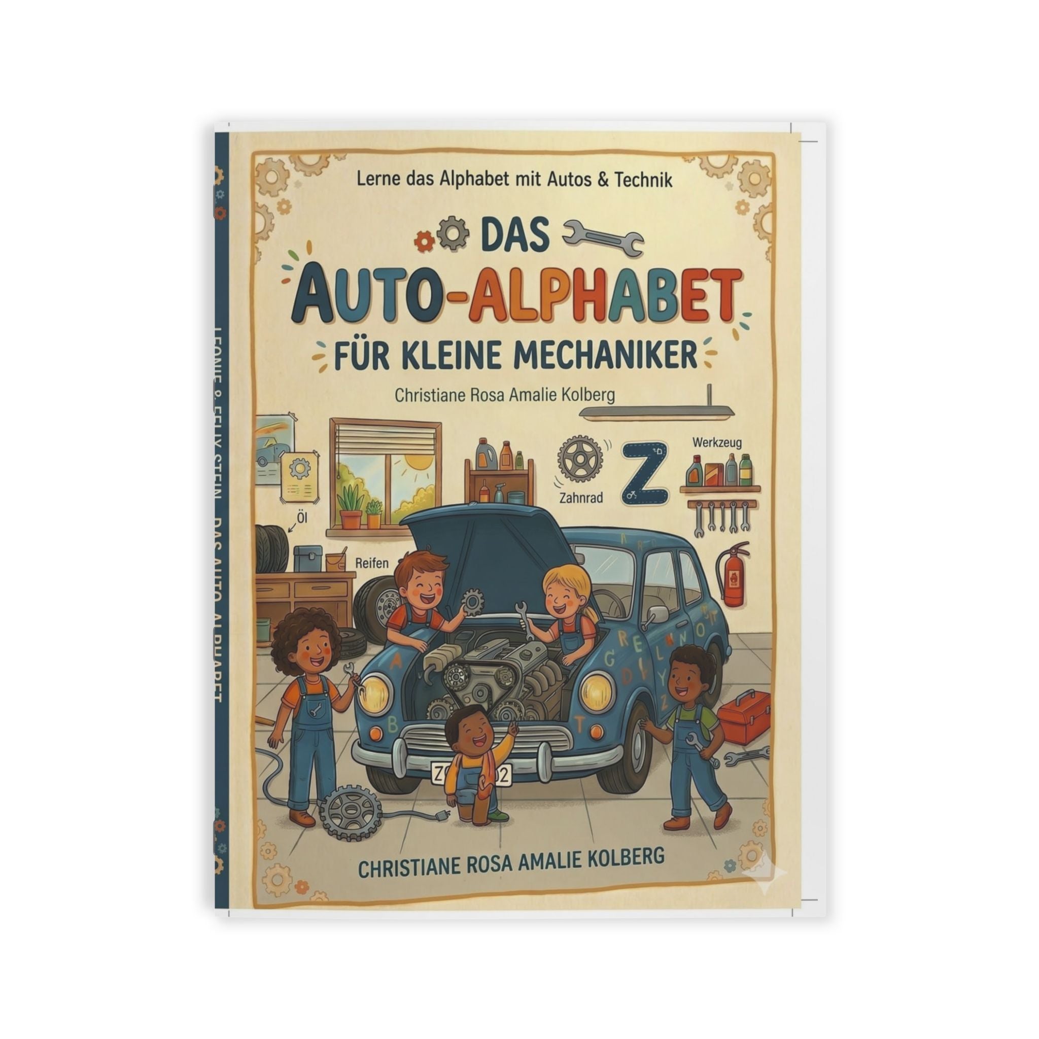 Das Auto-Alphabet für kleine Mechaniker