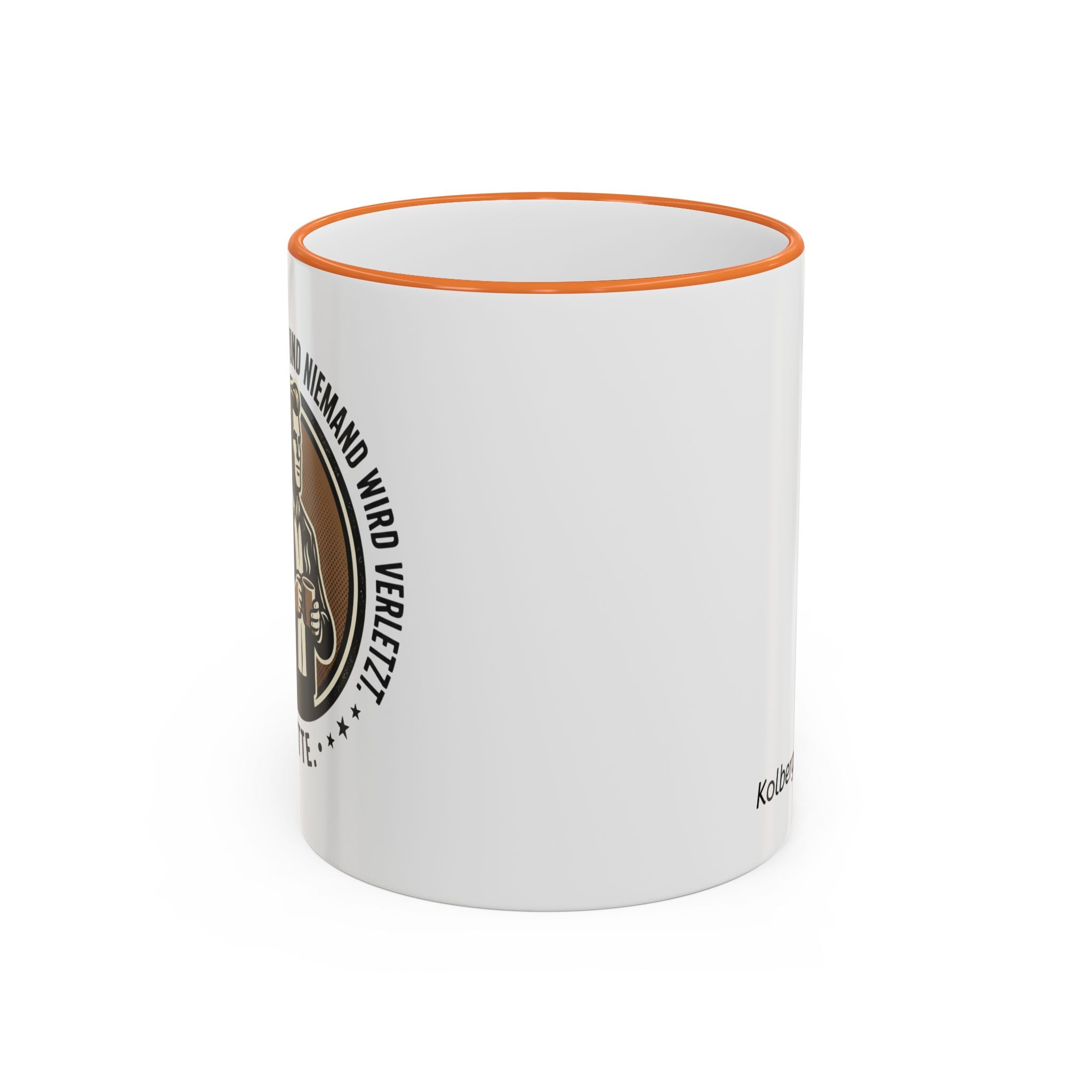 Kaffeetasse : Man bringe mir Kaffee, und niemand wird verletzt.
