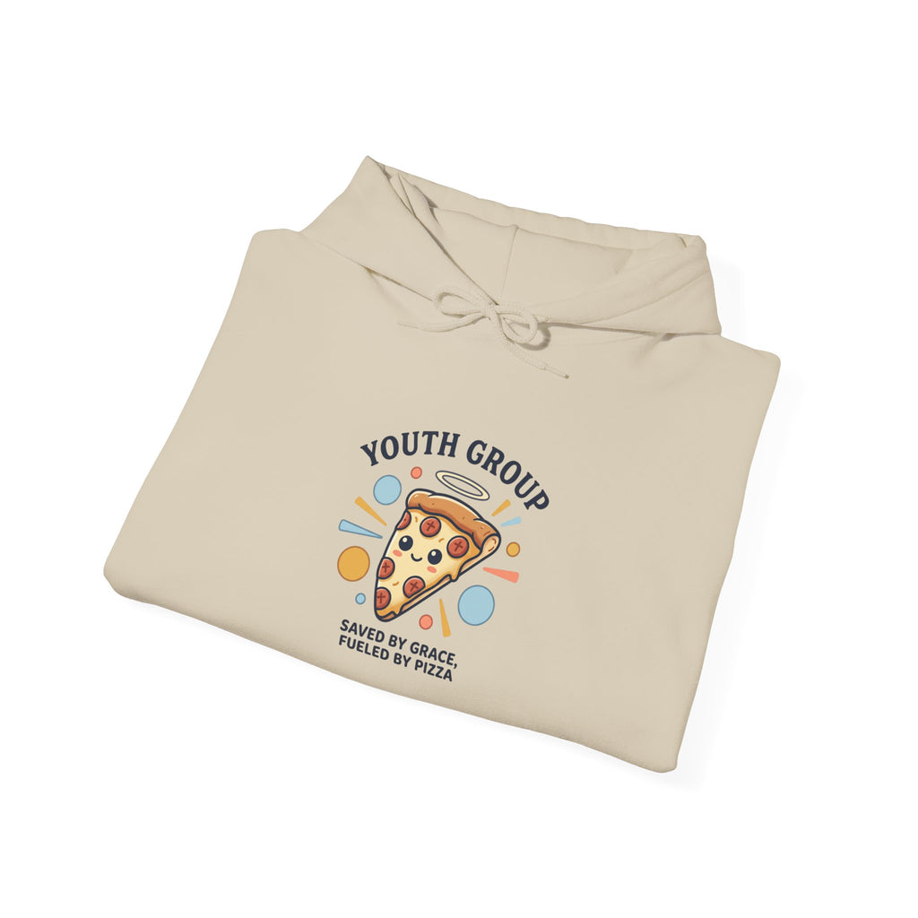 Youth Group Pizza Meme Hoodie | Christian memes, church camp retro