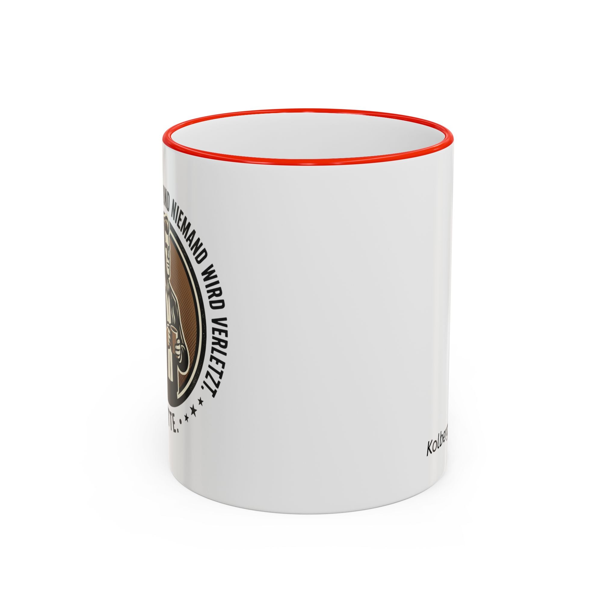 Kaffeetasse : Man bringe mir Kaffee, und niemand wird verletzt.