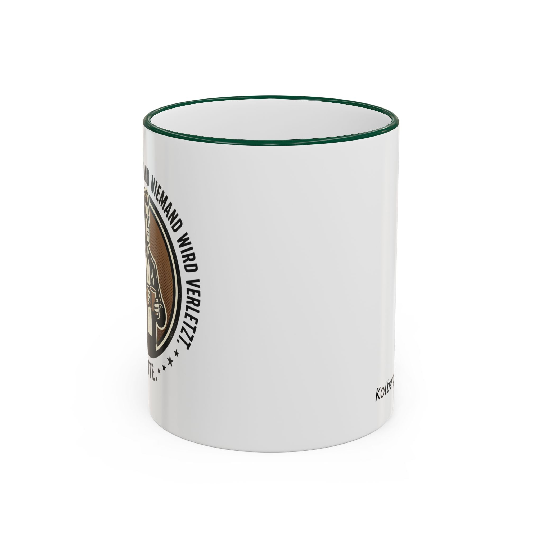 Kaffeetasse : Man bringe mir Kaffee, und niemand wird verletzt.