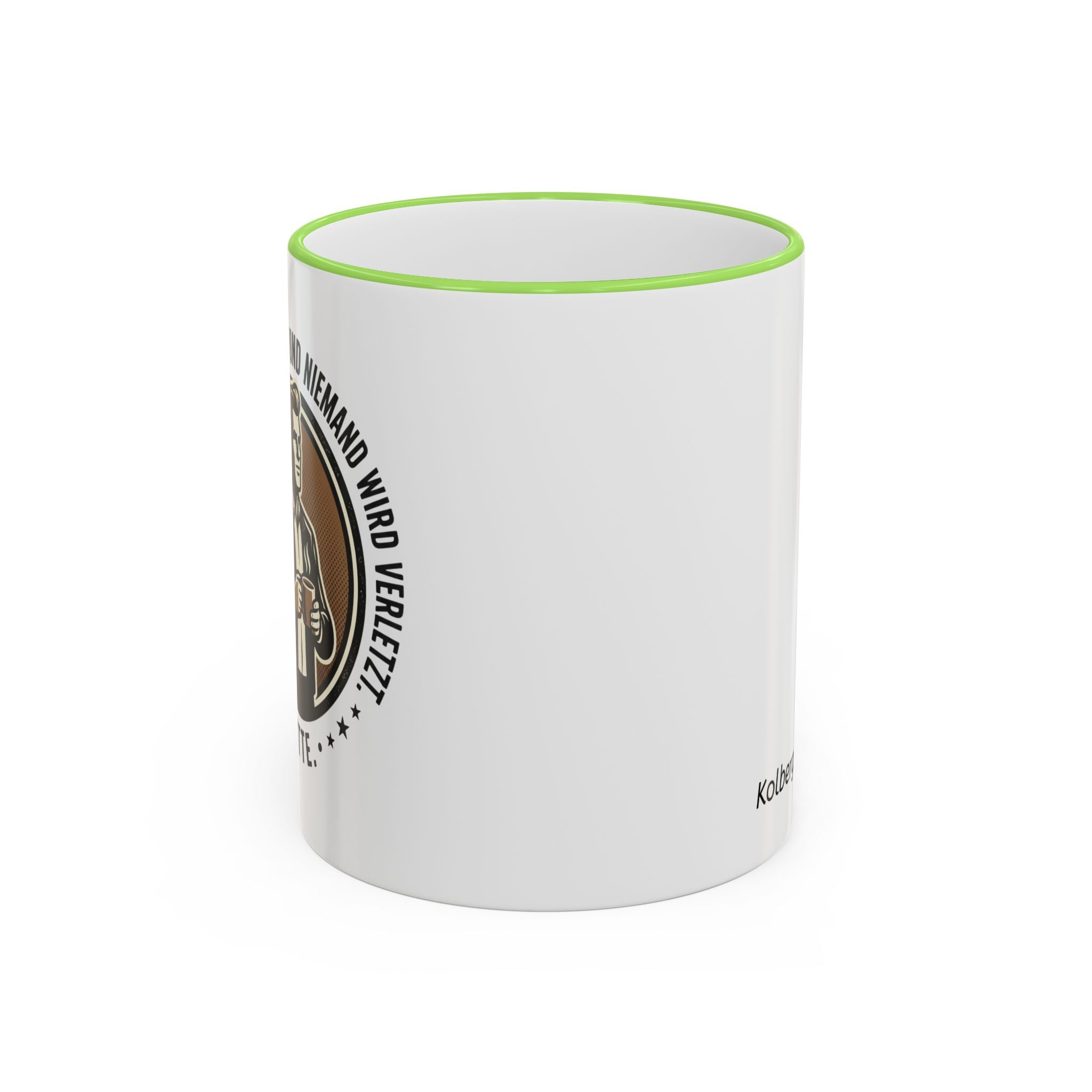 Kaffeetasse : Man bringe mir Kaffee, und niemand wird verletzt.