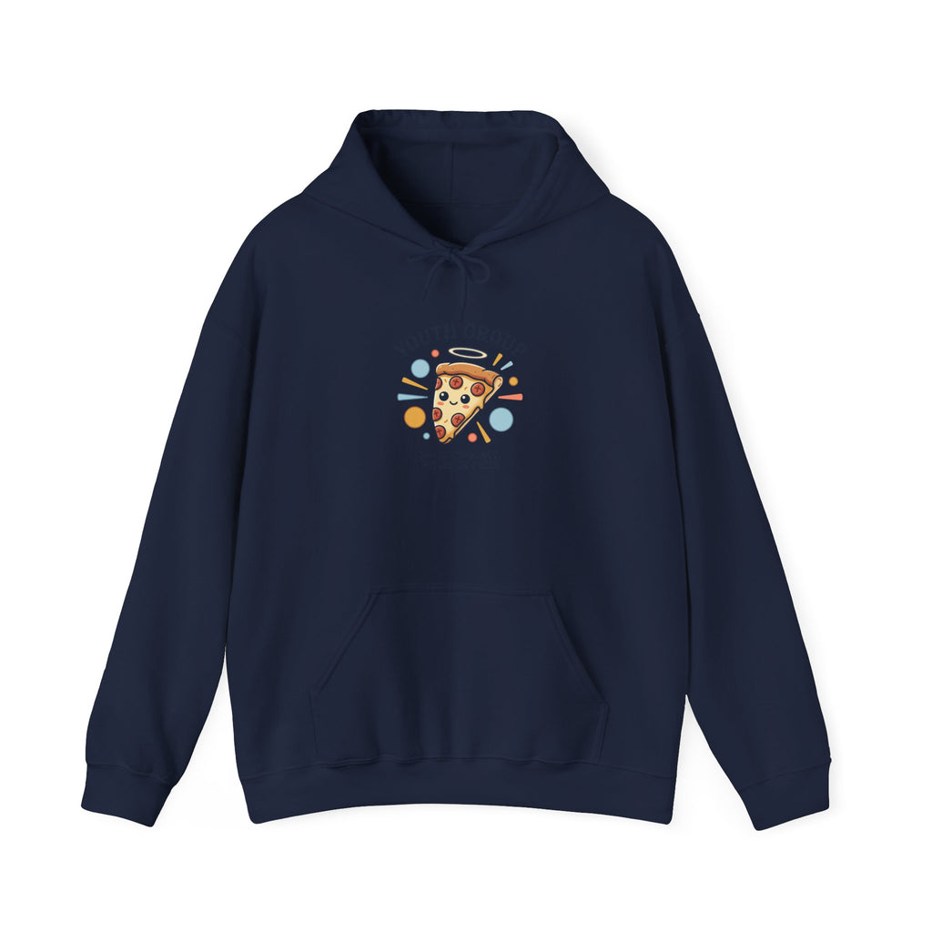 Youth Group Pizza Meme Hoodie | Christian memes, church camp retro